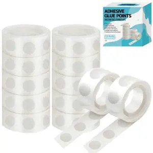 gegemaoyi 1000Pcs Clear Glue Dots Double Sided Adhesive Points for Balloons Craft Decor gegemaoyi 1000Pcs Clear Glue Dots Double Sided Adhesive Points for Balloons Craft Decor