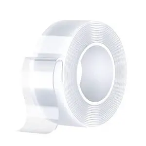SANKEMU Double-Sided Tape Heavy Duty 9.84 FT x 1.18 in Clear Removable Mounting Tape for Walls, Carpet, Rugs, Posters Reusable, No-Residue, Indoor/Outdoor Nano Gel Grip SANKEMU Double-Sided Tape Heavy Duty 9.84 FT x 1.18 in Clear Removable Mounting Tape for Walls, Carpet, Rugs, Posters Reusable, No-Residue, Indoor/Outdoor Nano Gel Grip