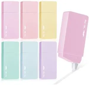 Mr. Pen- Aesthetic Correction Tape, 0.2" x 236", 6 pcs, Pastel Colors Mr. Pen- Aesthetic Correction Tape, 0.2" x 236", 6 pcs, Pastel Colors