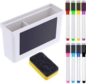 Boao Magnetic Dry Erase Marker Holder 10 Pcs Colorful Magnetic Markers Set with Eraser Whiteboard Plastic Pen Cup for Back to School Classroom Organization Spring Supplies Refrigerator(Stylish) Boao Magnetic Dry Erase Marker Holder 10 Pcs Colorful Magnetic Markers Set with Eraser Whiteboard Plastic Pen Cup for Back to School Classroom Organization Spring Supplies Refrigerator(Stylish)
