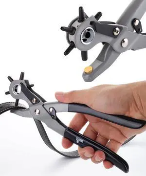 UNCO- Leather Hole Punch Tool, 5/64", 3/32", 7/64", 1/8", 5/32", 3/16" UNCO- Leather Hole Punch Tool, 5/64", 3/32", 7/64", 1/8", 5/32", 3/16"