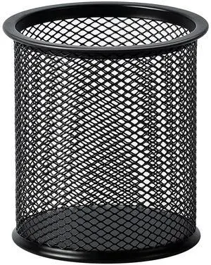 Wire Mesh Pen Holder, Pencil Cup Desk Organizer for Stationery, Scissors, Office Caddy Storage, 3.7" x 3.3", Black Wire Mesh Pen Holder, Pencil Cup Desk Organizer for Stationery, Scissors, Office Caddy Storage, 3.7" x 3.3", Black