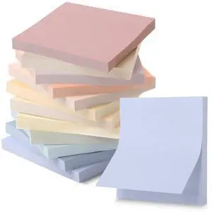 Mr. Pen- Sticky Notes, 3"x3", 12 Pads, 600 Sheets, Soft Vintage Colors Mr. Pen- Sticky Notes, 3"x3", 12 Pads, 600 Sheets, Soft Vintage Colors