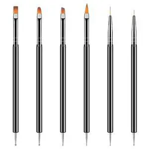 Artdone Nail Art Dotting Tools 6PCS Double-ended Brushes Kit Gel Polish Artdone Nail Art Dotting Tools 6PCS Double-ended Brushes Kit Gel Polish