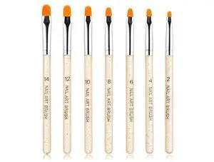 7Pcs Uv Gel Nail Brush, Poly Extension Gel Brush, Nail Art Painting Pen Set 7Pcs Uv Gel Nail Brush, Poly Extension Gel Brush, Nail Art Painting Pen Set