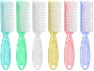 HOFASON 6 Pack Nail Brush for Cleaning Fingernails, Nail Brush Handle Grip Brush for Nail and Toenail Foot, Nail Dust Brush Manicure Pedicure Tools Scrubbing Brush Women Men Home Salon (Macaron) HOFASON 6 Pack Nail Brush for Cleaning Fingernails, Nail Brush Handle Grip Brush for Nail and Toenail Foot, Nail Dust Brush Manicure Pedicure Tools Scrubbing Brush Women Men Home Salon (Macaron)