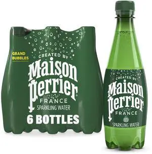 Maison Perrier Ultimate Sparkling Water, 16.9 Fl Oz Plastic Water Bottles, 6 Count Maison Perrier Ultimate Sparkling Water, 16.9 Fl Oz Plastic Water Bottles, 6 Count