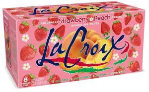 Sparkling Water, Strawberry Peach, 12 Fl Oz (Pack of 8) Sparkling Water, Strawberry Peach, 12 Fl Oz (Pack of 8)