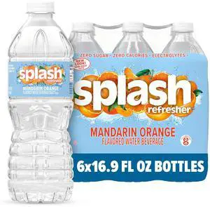 Flavored Water Bottles, Mandarin Orange Flavor - 6-Pack, 16.9 Fl Oz - Refreshing Flavored Bottled Water with Electrolytes - Zero Sugar & Zero Calories Flavored Water Bottles, Mandarin Orange Flavor - 6-Pack, 16.9 Fl Oz - Refreshing Flavored Bottled Water with Electrolytes - Zero Sugar & Zero Calories