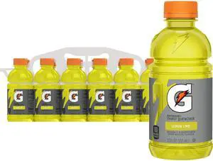 Gatorade Thirst Quencher, Lemon-Lime, 12 Fl Oz (Pack of 12) Gatorade Thirst Quencher, Lemon-Lime, 12 Fl Oz (Pack of 12)