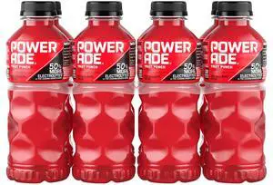 Powerade Fruit Punch, Electrolyte Enhanced Sports Drink, 20 Fl Oz Bottles, 8 Pack Powerade Fruit Punch, Electrolyte Enhanced Sports Drink, 20 Fl Oz Bottles, 8 Pack