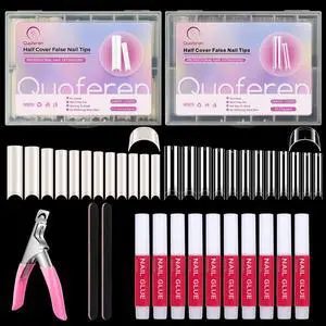 480PCS Extra Long C Curve Nail Tips and Glue, 2 Packs Natural and Clear Acrylic for Nails Professional Set, 12 Sizes Artificial Straight Square French False Nail Tips 480PCS Extra Long C Curve Nail Tips and Glue, 2 Packs Natural and Clear Acrylic for Nails Professional Set, 12 Sizes Artificial Straight Square French False Nail Tips