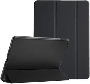 ProCase Smart Case for iPad 9.7 Inch iPad 6th/5th Generation 2018 2017(Model: A1893 A1954 A1822 A1823), Ultra Slim Lightweight Stand Cover with Translucent Frosted Back -Black ProCase Smart Case for iPad 9.7 Inch iPad 6th/5th Generation 2018 2017(Model: A1893 A1954 A1822 A1823), Ultra Slim Lightweight Stand Cover with Translucent Frosted Back -Black