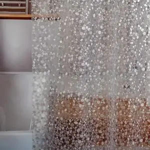 Waterproof Shower Curtain Liner 8G EVA Thick Shower Curtain with Heavy Duty 3 Bottom Magnets, Shower Liner for Shower Stall, Bathtubs, 3D Pebble Pattern, 72 x 72,12 Hooks Waterproof Shower Curtain Liner 8G EVA Thick Shower Curtain with Heavy Duty 3 Bottom Magnets, Shower Liner for Shower Stall, Bathtubs, 3D Pebble Pattern, 72 x 72,12 Hooks