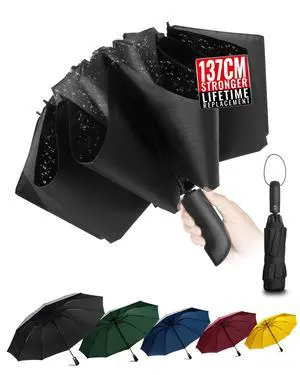Travel Inverted Umbrella Compact Windproof- Automatic reverse Umbrellas for Rain - Folding Portable 48inch Span, 10 Ribs Large Umbrella Travel Inverted Umbrella Compact Windproof- Automatic reverse Umbrellas for Rain - Folding Portable 48inch Span, 10 Ribs Large Umbrella