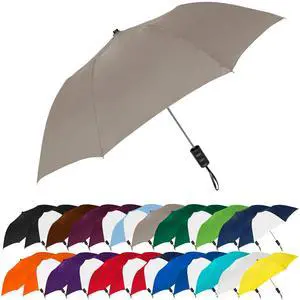 The Spectrum Popular Style 42" Automatic Open Compact Travel Umbrella for Rain, Wind & Sun, Sturdy Lightweight Small Portable Stick Umbrella for Men and Women, Grey The Spectrum Popular Style 42" Automatic Open Compact Travel Umbrella for Rain, Wind & Sun, Sturdy Lightweight Small Portable Stick Umbrella for Men and Women, Grey