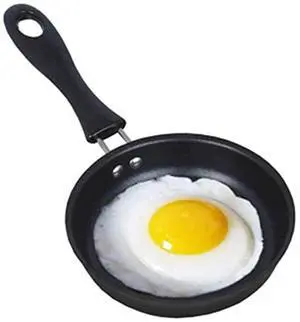 One Egg Frying Pan, Mini Induction Frying Eggs Pan, 4.7" Single Egg Durable Small Pan with Handle Heat Resistant Non Stick Pot, Portable Pan for Stove Gas Induction Hob One Egg Frying Pan, Mini Induction Frying Eggs Pan, 4.7" Single Egg Durable Small Pan with Handle Heat Resistant Non Stick Pot, Portable Pan for Stove Gas Induction Hob