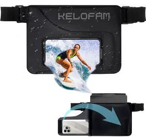 Waterproof bag Fanny Pack with Phone Case, Water proof Phone Pouch Dry Bag Keep Valuables Safe for iPhone Samsung, Adjustable Waist Strap and Screen Touch Sensitive for Swimming Boating Beach Fishing Waterproof bag Fanny Pack with Phone Case, Water proof Phone Pouch Dry Bag Keep Valuables Safe for iPhone Samsung, Adjustable Waist Strap and Screen Touch Sensitive for Swimming Boating Beach Fishing