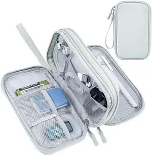 Electronic Organizer Travel Cable Accessories Bag,Electronic Organizer Case,Electronic Accessories Organizer Bag for Power Bank, Charging Cords, Chargers, Mouse, USB Cable, Earphones (Mint Green) Electronic Organizer Travel Cable Accessories Bag,Electronic Organizer Case,Electronic Accessories Organizer Bag for Power Bank, Charging Cords, Chargers, Mouse, USB Cable, Earphones (Mint Green)