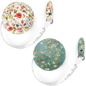 Gerkia Two-Piece Sewing Tape MeasureColour Printed Small Retractable Soft Measuring Tape for Tailor Cloth Fabric Body Measurements. Gerkia Two-Piece Sewing Tape MeasureColour Printed Small Retractable Soft Measuring Tape for Tailor Cloth Fabric Body Measurements.