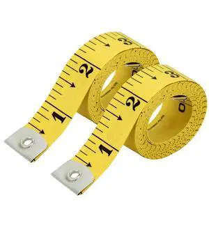 Pack of 2 Fabric Tape Measure, Measuring Tape for Body |Soft Measuring Tape for Sewing Cloth & Weight Loss Medical Body Measurement Nursing Craft 60 inch,150 cm Pack of 2 Fabric Tape Measure, Measuring Tape for Body |Soft Measuring Tape for Sewing Cloth & Weight Loss Medical Body Measurement Nursing Craft 60 inch,150 cm