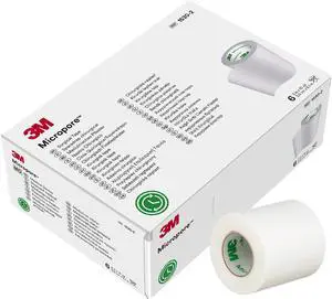 Micropore Paper Tape: White 2" X 10 Yds, Box of 6 Micropore Paper Tape: White 2" X 10 Yds, Box of 6