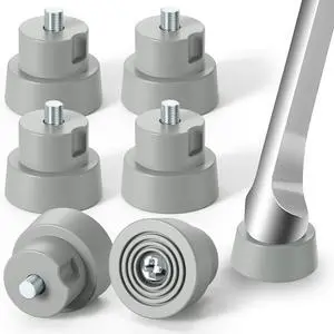 6-Pack Door Stopper Replacement Rubber Tips, Heavy Duty Kickdown Door Stop Tips Repair Set for Kickdown Drop Down Door Stop Holder Ribbed Rubber Foot Door Stop Tips 6-Pack Door Stopper Replacement Rubber Tips, Heavy Duty Kickdown Door Stop Tips Repair Set for Kickdown Drop Down Door Stop Holder Ribbed Rubber Foot Door Stop Tips