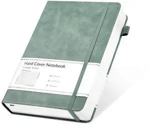 CAGIE Lined Journal Notebook for Women Men 320 Pages 100 Gsm Paper Thick Journaling Notebooks A5 Leather Journals for Writing Hardcover Journal Supplies for Work Note Taking Diary, 5.7x8.3 In, Green CAGIE Lined Journal Notebook for Women Men 320 Pages 100 Gsm Paper Thick Journaling Notebooks A5 Leather Journals for Writing Hardcover Journal Supplies for Work Note Taking Diary, 5.7x8.3 In, Green