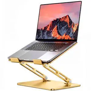 LOXP Aluminum Laptop Stand, Adjustable Laptop Stand for Desk Foldable LOXP Aluminum Laptop Stand, Adjustable Laptop Stand for Desk Foldable