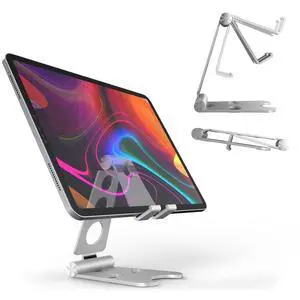 Kado Aluminum Alloy Tablet Stand for Portable Monitor, Foldable iPad Stand Kado Aluminum Alloy Tablet Stand for Portable Monitor, Foldable iPad Stand