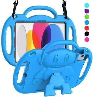 SUPLIK Kids Case for New iPad 11th Gen (A16) 11-inch 2025 & 10th Generation 10.9" 2022 & Air 11" 2025/2024 & Air 5th/4th Gen & Pro 11, Durable Shockproof Cover with Shoulder Strap Handle Stand, Blue SUPLIK Kids Case for New iPad 11th Gen (A16) 11-inch 2025 & 10th Generation 10.9" 2022 & Air 11" 2025/2024 & Air 5th/4th Gen & Pro 11, Durable Shockproof Cover with Shoulder Strap Handle Stand, Blue