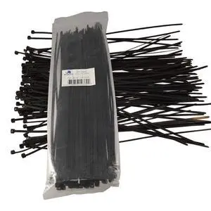 BlueDot Trading 3.6x300 Black Zip ties, 100 pack BlueDot Trading 3.6x300 Black Zip ties, 100 pack