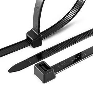 HS Strong 12 Inch Heavy Duty Outdoor Wire Zip Ties Thick 0.3 Inch (100 Pack) 120 LBS High Strength Large Plastic Wide Cable Zipties Black Hd HS Strong 12 Inch Heavy Duty Outdoor Wire Zip Ties Thick 0.3 Inch (100 Pack) 120 LBS High Strength Large Plastic Wide Cable Zipties Black Hd