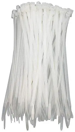 HS Clear Zip Ties 6 Inch Small (100 Pcs) 18 LBS Self Locking Zip Ties White Nylon Ties Thin,Strong and Durable HS Clear Zip Ties 6 Inch Small (100 Pcs) 18 LBS Self Locking Zip Ties White Nylon Ties Thin,Strong and Durable