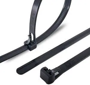 HS Reusable Zip Ties 8 Inch Releasable Plastic Cable Tie Straps 100 Pack Black,Adjustable 50LBS Wide Wire Zip Toe Heavy Duty,Outdoor String Lights-Fixing,Luggage Locking HS Reusable Zip Ties 8 Inch Releasable Plastic Cable Tie Straps 100 Pack Black,Adjustable 50LBS Wide Wire Zip Toe Heavy Duty,Outdoor String Lights-Fixing,Luggage Locking