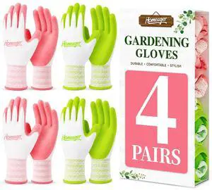 Gardening Gloves Women, Rubber-Coated Gloves for Gardening, Yard Work Glove Gardening Gloves Women, Rubber-Coated Gloves for Gardening, Yard Work Glove