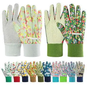 Ainiv Floral Gardening Gloves for Women/Ladies, 2 Pairs Non-Slip Grip Garden Work Gloves, Comfortable Thorn Proof Garden Gloves for Farm, Yard, Pruning, Outdoor Multi-Purpose(Universal Size) Ainiv Floral Gardening Gloves for Women/Ladies, 2 Pairs Non-Slip Grip Garden Work Gloves, Comfortable Thorn Proof Garden Gloves for Farm, Yard, Pruning, Outdoor Multi-Purpose(Universal Size)