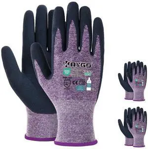 KAYGO Women's Work Gloves, Sandy Latex Grip, Breathable KAYGO Women's Work Gloves, Sandy Latex Grip, Breathable