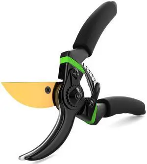 Ultra Sharp Japanese Steel Pruning Shears - Cuts 3X Easier, Weak Hand Arthritis Clippers, Rust-Resistant Titanium Coated Pruner, Effortlessly Cuts 3/4 Inch Ultra Sharp Japanese Steel Pruning Shears - Cuts 3X Easier, Weak Hand Arthritis Clippers, Rust-Resistant Titanium Coated Pruner, Effortlessly Cuts 3/4 Inch