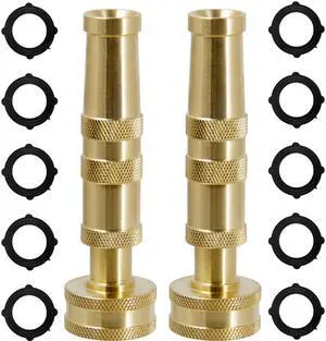 Triumpeek Solid Brass Hose Nozzle, 2 Packs Triumpeek Solid Brass Hose Nozzle, 2 Packs
