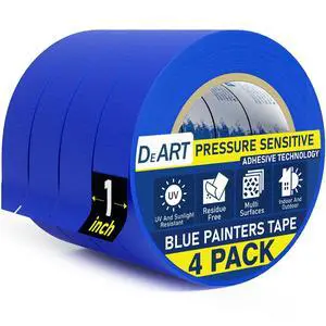 Colored Masking Tape Painters Tape 12, 8 or 6 Pack - 1 inch or 0.6 Inches for DIY Crafts Arts Supplies, Whiteboard Tape Dry Erase Board Tape for Kids Paint Tape No Residue Easy Removal (4, 1 Inch) Colored Masking Tape Painters Tape 12, 8 or 6 Pack - 1 inch or 0.6 Inches for DIY Crafts Arts Supplies, Whiteboard Tape Dry Erase Board Tape for Kids Paint Tape No Residue Easy Removal (4, 1 Inch)