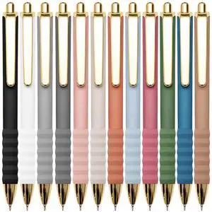 Linbsunne Ballpoint Pens Black Medium Point 1mm Pen with Super Soft Grip Ball Point Pen for Men Women Retractable Pens (Style2, 12-Count) Linbsunne Ballpoint Pens Black Medium Point 1mm Pen with Super Soft Grip Ball Point Pen for Men Women Retractable Pens (Style2, 12-Count)