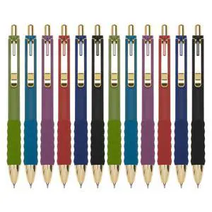 Linbsunne Gel Pens Black Ink Pen 0.5mm fine Point Pens Smooth Writing Retractable Office Supplies (Vintage-12 pcs) Linbsunne Gel Pens Black Ink Pen 0.5mm fine Point Pens Smooth Writing Retractable Office Supplies (Vintage-12 pcs)
