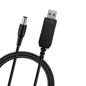 USB 5V to 12V Step Up Converter Cable for Fan,Lamp,Router,Speaker,5.5x2.1mm | Converts USB 5V power to 12V output for small devices, with 1A max current and 3.3FT cable for flexible use. USB 5V to 12V Step Up Converter Cable for Fan,Lamp,Router,Speaker,5.5x2.1mm | Converts USB 5V power to 12V output for small devices, with 1A max current and 3.3FT cable for flexible use.