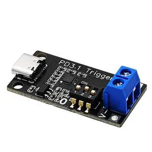 USB C PD Trigger Board, Type-C PD3.0/3.1 QC Decoy Module, 5V 9V 12V 15V 20V 28V Adjustable Voltage Fast Charge Power Trigger, 140W 5A USB-C Female Input (1-Pack) USB C PD Trigger Board, Type-C PD3.0/3.1 QC Decoy Module, 5V 9V 12V 15V 20V 28V Adjustable Voltage Fast Charge Power Trigger, 140W 5A USB-C Female Input (1-Pack)