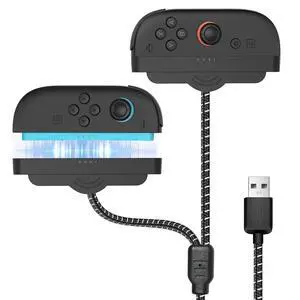 BRONAL Switch 2 Joycon Charger Cable, Magnetic Switch 2 Charger Cable with LED Indicator, Portable Fast Charging Cord for Switch 2 Joy-con Controllers, Overcharge Protection Gaming Accessory BRONAL Switch 2 Joycon Charger Cable, Magnetic Switch 2 Charger Cable with LED Indicator, Portable Fast Charging Cord for Switch 2 Joy-con Controllers, Overcharge Protection Gaming Accessory