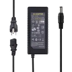 LeTaoXing 12V 7A Power Supply, AC 100-240V to DC 12V 7A Adapter, 5.5x2.5mm Barrel Connector, Compatible with LED Strip Lights, LCD Monitor, CCTV Cameras LeTaoXing 12V 7A Power Supply, AC 100-240V to DC 12V 7A Adapter, 5.5x2.5mm Barrel Connector, Compatible with LED Strip Lights, LCD Monitor, CCTV Cameras