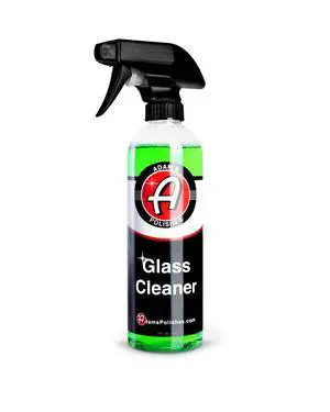 Adam's Polishes Glass Cleaner - Steak Free Car Wash Window Cleaner, All-Natural Streak Free Formula For Car Cleaning, Safe On Tinted & Non-Tinted Glass, Won't Strip Car Wax or Coating Adam's Polishes Glass Cleaner - Steak Free Car Wash Window Cleaner, All-Natural Streak Free Formula For Car Cleaning, Safe On Tinted & Non-Tinted Glass, Won't Strip Car Wax or Coating