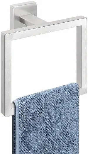BathAce Bath Towel Ring, Square SUS304 Stainless Steel Hand Towel Holder for Bathroom, Modern Towel Hanger for Bath, Kitchen, 2-Inch Drill Base, Brushed Nickel BathAce Bath Towel Ring, Square SUS304 Stainless Steel Hand Towel Holder for Bathroom, Modern Towel Hanger for Bath, Kitchen, 2-Inch Drill Base, Brushed Nickel
