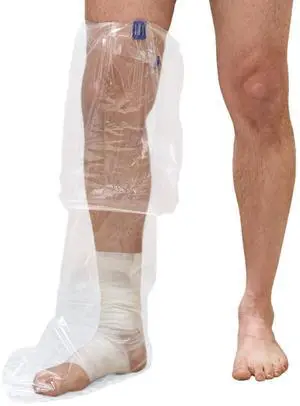TIDI AquaGuard Boot Shower Protection Boot with Water-Seal Band Leg Cast Cover 3 Boots and 1 Water-Seal Band per Package Home Medical Supplies (50017-RPK) TIDI AquaGuard Boot Shower Protection Boot with Water-Seal Band Leg Cast Cover 3 Boots and 1 Water-Seal Band per Package Home Medical Supplies (50017-RPK)